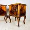 Vintage Holz Nachttische, Italien, 1960er, 2er Set 6