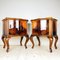 Vintage Holz Nachttische, Italien, 1960er, 2er Set 5