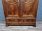 Burgundy Wardrobe in Walnut and Light Wood, 1800s, Image 2