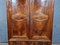 Burgundy Wardrobe in Walnut and Light Wood, 1800s, Image 6