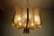 Mid-Century Hanging Lamp in Brass and Glass, 1970s, Image 10