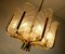 Mid-Century Hanging Lamp in Brass and Glass, 1970s, Image 3