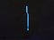 Lámpara de pie de acero en azul neón de Rudi Stern & Dan Chelsea para Kovacs, 1983, Imagen 4