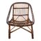 Rattan Armchairs, 1950s, Set of 5, Image 4