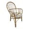 Rattan Armchairs & Table, 1960s, Set of 3 6