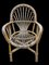 Rattan Armchairs & Table, 1960s, Set of 3 9