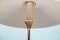 Large Table Lamp in Brass & Glass, 1970s 5