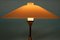 Lampada da tavolo grande in ottone e vetro, anni '70, Immagine 20