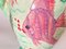 Large Pink and Green Painted Ceramic Vase from Vallauris, France, 1970 9