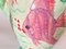 Large Pink and Green Painted Ceramic Vase from Vallauris, France, 1970, Image 9