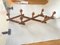 Brown Wooden Wall Mounted Coat Rack, 1950s 8