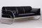 Bauhaus Black Leather and Tubular Chrome Sofa by Robert Slezák, 1930s 4