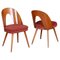 Chaises Mid-Century par Antonin Suman, République Tchèque, 1950s, Set de 2 1