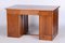 Czech Art Deco Oak Writing Desk, 1930s 9