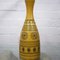 Lámpara vintage en forma de botella tallada en amarillo, años 70, Imagen 9