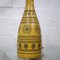 Lámpara vintage en forma de botella tallada en amarillo, años 70, Imagen 7