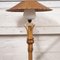 Lámpara de pie vintage alta de bambú y ratán, años 70, Imagen 7