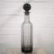 Vintage Grey Ribbed Glass Decanter by Wedgwood, 1970s, Image 1