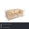 DS 17 Twi-Seater Sofa in Cream Leather from De Sede, Image 2