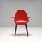 Rote Esszimmerstühle von Eero Saarinen für Vitra, 2000er, 7 . Set 7