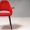 Red Dining Chairs by Eero Saarinen for Vitra, 2000s, Set of 7, Image 8