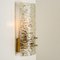 Wandlampe aus handgefertigtem Messing & Glas von JT Kalmar, 1960 8