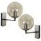 Bubble Glass and Chrome Wall Lights from Doria Leuchten, 1960s, Set of 2, Image 1