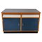 Credenza in laminato blu e bianco e faggio, 1958, Immagine 2