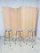 Tubular Steel & Chrome Bar Stools, 1970s, Set of 3, Image 3