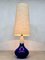 Blaue italienische Vintage Glas Stehlampe, 1960er 3