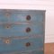 English Bow Front Painted Pine Chest of Drawers, 19th Century 5