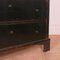 Large Austrian Black Painted 3-Drawer Commode, Early 19th Century 3
