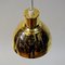 Coneshaped Brass Lamp Pendant Florina T618 from Hans-Agne Jakobsson Ab Markaryd, 1960s, Set of 2, Image 5