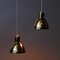 Coneshaped Brass Lamp Pendant Florina T618 from Hans-Agne Jakobsson Ab Markaryd, 1960s, Set of 2, Image 7