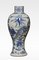 Chinesische Vase in Blau & Weiß, 1890er 5