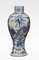 Chinesische Vase in Blau & Weiß, 1890er 6
