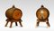 Oak Brass Bound Spirit Barrels, 1890s, Set of 2, Image 6