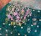 Maya Kopitzeva, Violets on a Green Tablecloth, Oil, Image 2