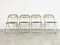 Vintage Plia Folding Chairs attributed to Castelli & Anonima Castelli, 1970s, Set of 4 2