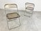 Vintage Plia Folding Chairs attributed to Castelli & Anonima Castelli, 1970s, Set of 4 11