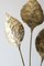 Italian Leaf Shaped Floor Lamp in Brass with Three Lights, 1970s, Image 3