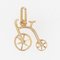 18 Karat Yellow Gold Bicycle Charm Pendant, 1960s 2