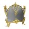 Louis Xv Style Fireplace Screen in Gilded Bronze with Metal Protective Mesh 3
