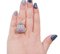 Rubies, Diamonds, Rose Gold & Silver Ladybug Shape Ring, 1970s 4