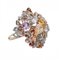 Bague en Or Rose 14 Carats et Argent, 1960s 2