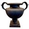 19th Century Neoclassical Italian Black-Ground Terracotta Vase, 1860s 1