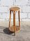 Mid-Century French Stool in Bamboo and Chestnut, 1960s, Image 1