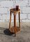 Mid-Century French Stool in Bamboo and Chestnut, 1960s, Image 4