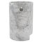 Handmade Rounded Base Glacette in White Carrara Marble from Fiam, Image 3