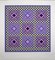 Victor Vasarely, Purple Squares, 1986, Large Original Silkscreen 2